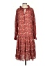 o.p.t 100% Polyester Paisley Red Casual Dress Size S - photo 1