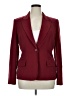 Anne Klein 100% Polyester Burgundy Blazer Size 14 - photo 1