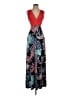 Gilli Paisley Blue Red Cocktail Dress Size S - photo 1