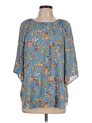 Counterparts 3/4 Sleeve Blouse (view 1)
