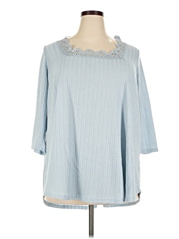 Roaman's 3/4 Sleeve T-Shirt (view 1)