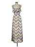 Assorted Brands Chevron-herringbone Ivory Casual Dress Size M (estimated) - photo 2
