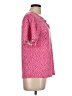 Notations Pink Short Sleeve Blouse Size L - photo 4