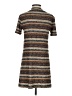 BCBGeneration Tweed Aztec Or Tribal Print Checkered-gingham Chevron-herringbone Color Block Marled Ombre Stripes Brown Casual Dress Size S - photo 2