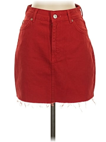 Topshop Denim Skirt (view 1)