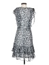 Tommy Hilfiger 100% Polyester Animal Print Silver Cocktail Dress Size 4 - photo 2