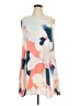 Halogen 100% Polyester Print Ivory Casual Dress Size XL - photo 1