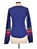Free People Blue Pullover Sweater Size L - photo 2