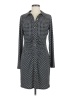 MICHAEL Michael Kors Houndstooth Gray Casual Dress Size M - photo 1