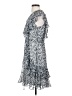 Tommy Hilfiger 100% Polyester Animal Print Silver Cocktail Dress Size 4 - photo 5