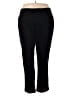 Chaps Solid Black Active Pants Size 22 - photo 1