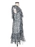 Tommy Hilfiger 100% Polyester Animal Print Silver Cocktail Dress Size 4 - photo 4