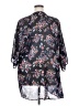 Dizzy Gal 100% Polyester Black Kimono Size 3X - photo 2