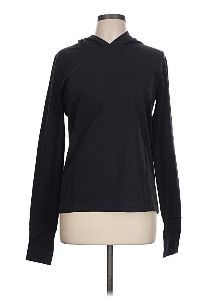Pre-owned Jcrew Zip Up Hoodie In Black