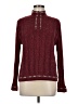 Woolrich Tweed Burgundy Turtleneck Sweater Size M - photo 1