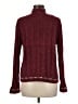 Woolrich Tweed Burgundy Turtleneck Sweater Size M - photo 2