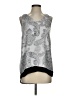 Philosophy Republic Clothing 100% Polyester Silver Sleeveless Blouse Size XS - photo 1