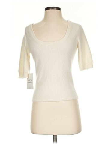 White + Warren Pullover Sweater (view 1)