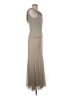 Patra 100% Polyester Gray Cocktail Dress Size 8 - photo 4