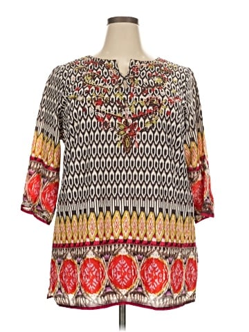 Avenue 3/4 Sleeve Blouse (view 1)