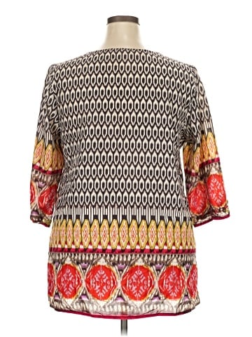 Avenue 3/4 Sleeve Blouse (view 2)