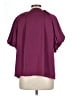 Entro Burgundy Short Sleeve Blouse Size L - photo 2