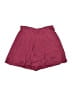Assorted Brands Solid Burgundy Shorts Size M - photo 1