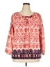 retrology Pink 3/4 Sleeve Blouse Size 2X - photo 1