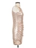 Grace Karin Metallic Silver Cocktail Dress Size S - photo 4