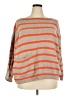 Unbranded 100% Polyester Stripes Orange Pullover Sweater Size XXL - photo 1