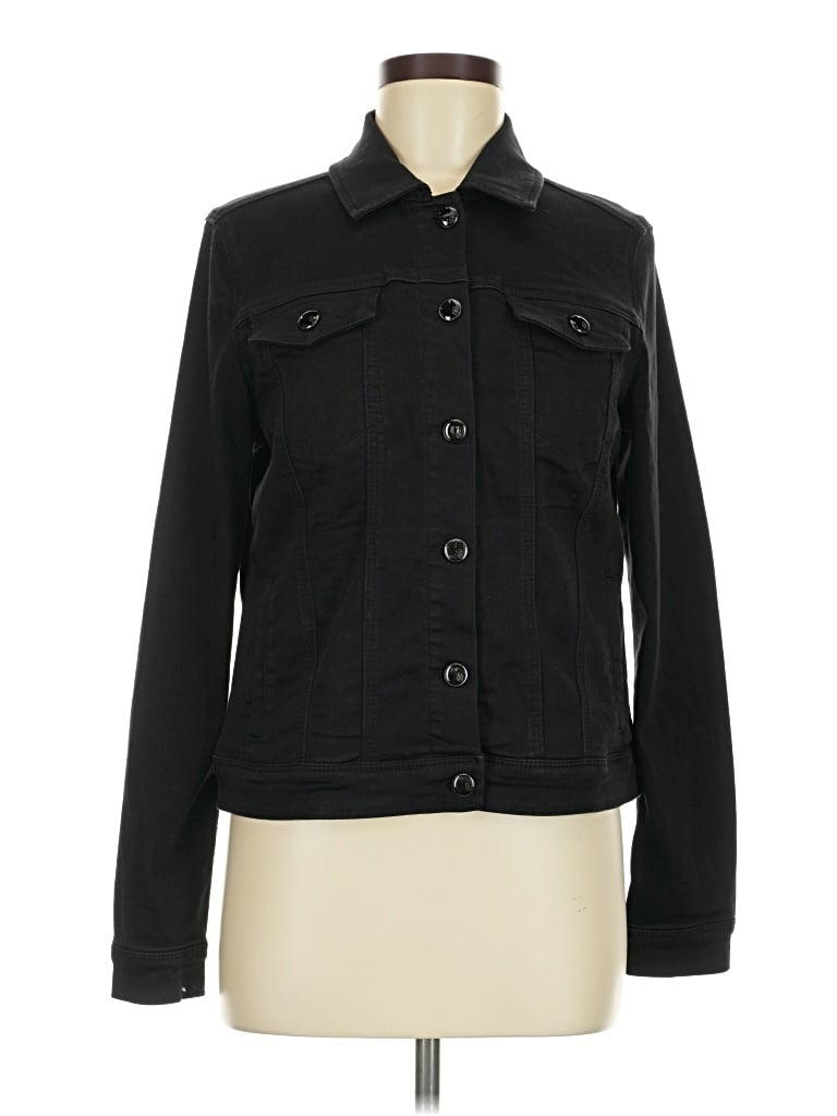 Pre-owned 1822 Denim Jacket In Black