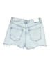 Express 100% Cotton Blue Denim Shorts Size 6 - photo 2
