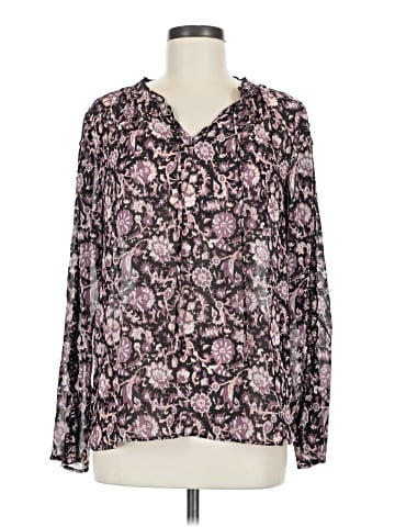 Bobeau Long Sleeve Blouse (view 1)