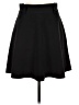 H&M Solid Black Casual Skirt Size 8 - photo 1