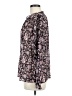 Bobeau Paisley Purple Long Sleeve Blouse Size M - photo 5