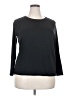 Talbots 100% Pima Cotton Black 3/4 Sleeve Top Size 2X - photo 1