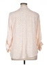 Monroe and Main 100% Polyester Hearts Ivory 3/4 Sleeve Blouse Size XL - photo 2
