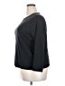 Talbots 100% Pima Cotton Black 3/4 Sleeve Top Size 2X - photo 5