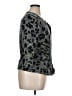 Etcetera Print Black Blazer Size 14 - photo 4