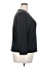 Talbots 100% Pima Cotton Black 3/4 Sleeve Top Size 2X - photo 4