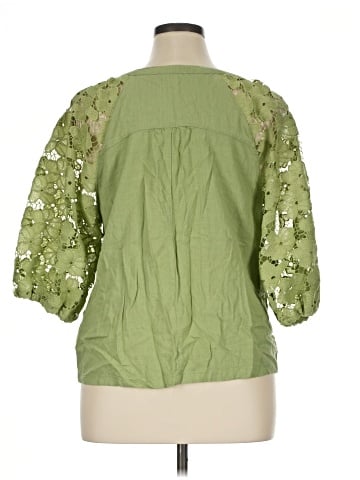 Umgee 3/4 Sleeve Blouse (view 2)