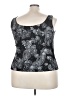 Alex Evenings 100% Polyester Black Tank Top Size 3X - photo 2