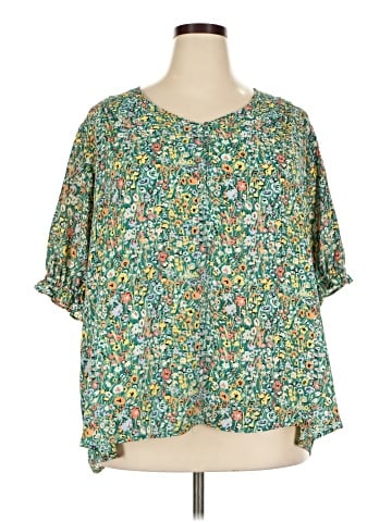 Meri Skye Short Sleeve Blouse (view 1)