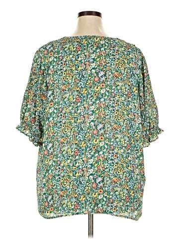 Meri Skye Short Sleeve Blouse (view 2)