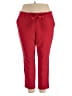 Ann Taylor LOFT Solid Red Casual Pants Size 20 - photo 1