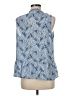 MICHAEL Michael Kors Blue Sleeveless Blouse Size M - photo 2