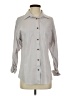 Unbranded Gray Long Sleeve Button-Down Shirt Size S - photo 1
