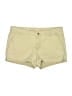 Assorted Brands Solid Yellow Ivory Khaki Shorts Size 14 - photo 1
