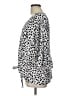 Kancystore Animal Print Silver 3/4 Sleeve Blouse Size L - photo 5