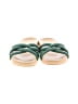 J.Crew 100% Leather Tropical Green Sandals Size 6 1/2 - photo 2